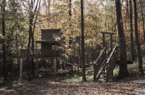 Stay Overnight At This Spectacularly Unconventional Treehouse In Ohio