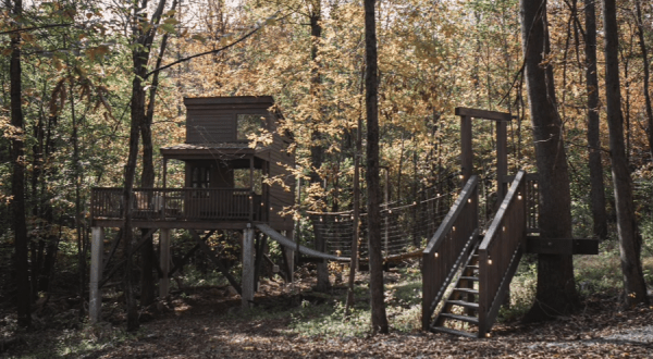 Stay Overnight At This Spectacularly Unconventional Treehouse In Ohio