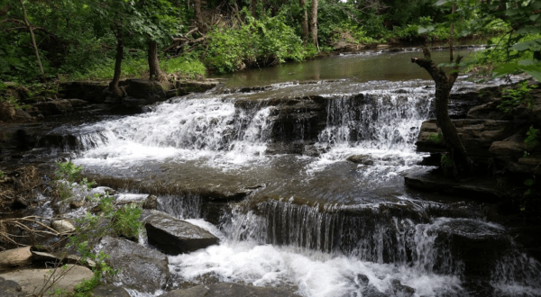 Catch A Glimpse Of A Secluded Waterfall When You Visit Little-Known Red Rock Falls County Park In Minnesota