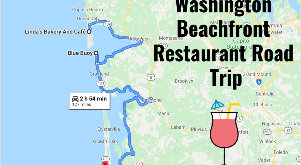 Take This Beachfront Restaurant Road Trip In Washington Where You Can Eat With Your Toes In The Sand