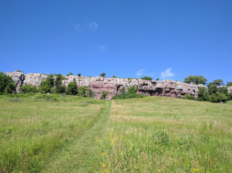 You'll Forget You're In Minnesota On Cliffline Trail, An Easy Hike That Leads Through A Wide-Open Prairie