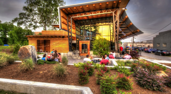 The Flying Squirrel Bar And Restaurant Has One Of The Best Outdoor Patios In The State Of Tennessee