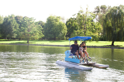 Rent A Paddle Boat At Julia Davis Park In Idaho And Cruise Around On The Water