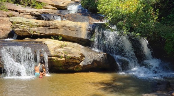 Swim Underneath A Waterfall At This Refreshing Natural Pool In South Carolina