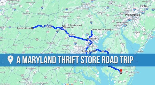 This Bargain Hunters Road Trip Will Take You To The Best Thrift Stores In Maryland
