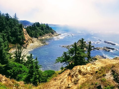 Off The Beaten Path In Cape Arago State Park, You'll Find A Breathtaking Oregon Overlook That Lets You See For Miles