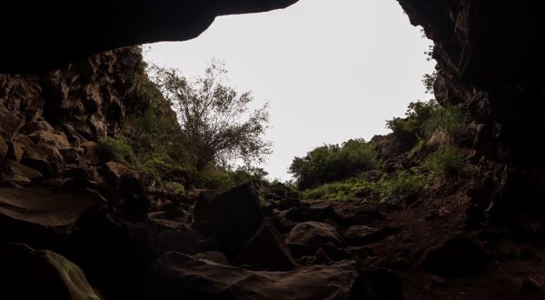 Hike Through Arnold Ice Cave Trail  In Oregon For An Incredible Underground Adventure