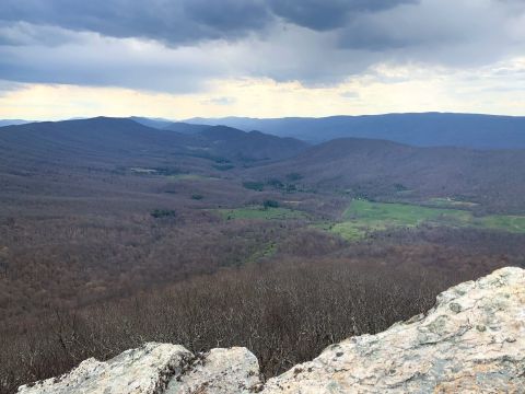 Off The Beaten Path In Shawvers Run Wilderness, You'll Find A Breathtaking Virginia Overlook That Lets You See For Miles