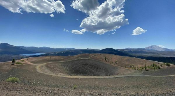 Hike Across A 700-Foot-Tall Cinder Cone Volcano In Northern California For Views That Are Out Of This World