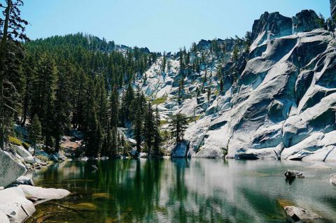 Surrounded By Otherworldly Rock Formations, Statue Lake Is A Rare Wonder In Northern California