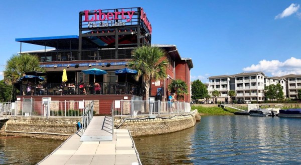 You Can Park Your Boat And Walk Right Up To Liberty Tap Room, An Incredible Waterside Restaurant In South Carolina