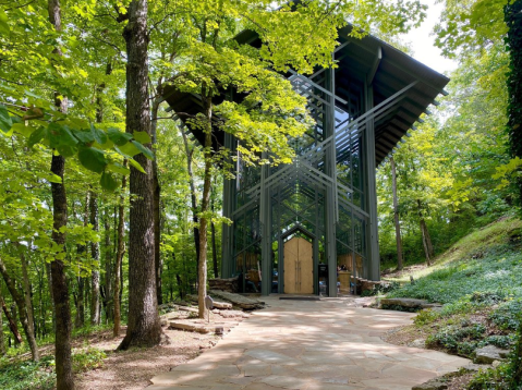 Thorncrown Chapel Is A Pretty Place Of Worship In Arkansas