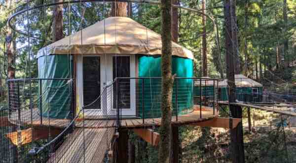 Stay Overnight At This Spectacularly Unconventional Treehouse In Northern California
