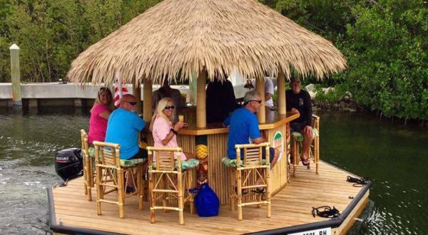 Turn Texas’ Lake Conroe Into Your Own Oasis By Renting A Motorized Tiki Bar