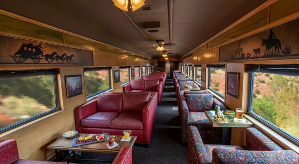 Ride The Rails Like Royalty In The First Class Car On The Verde Canyon Railroad