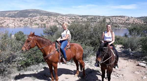 Experience The Arizona Desert Landscape On Horseback With Yavapai Trail Adventures