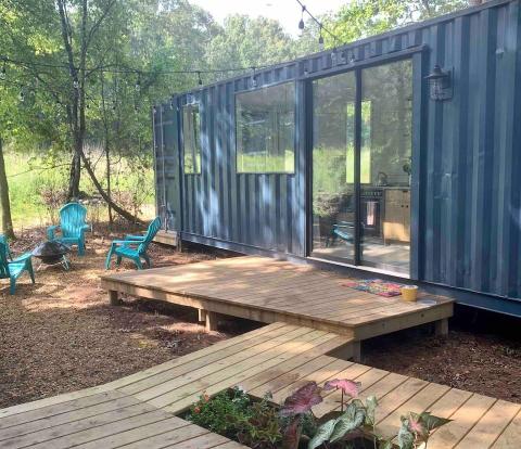 Book A Stay In A Shipping Container In Mississippi For A Unique Glamping Getaway