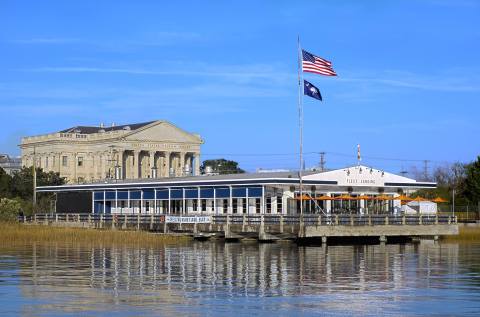 Enjoy The Breeze And A Beer At Fleet Landing, A Waterfront Restaurant In South Carolina