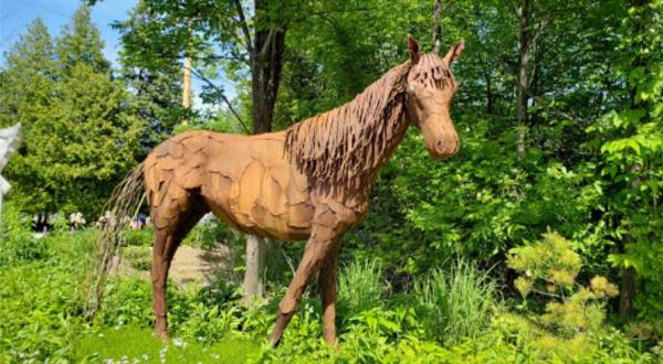 You Won’t Forget A Visit To Edgewood Orchard, An Award-Winning Sculpture Garden In Wisconsin