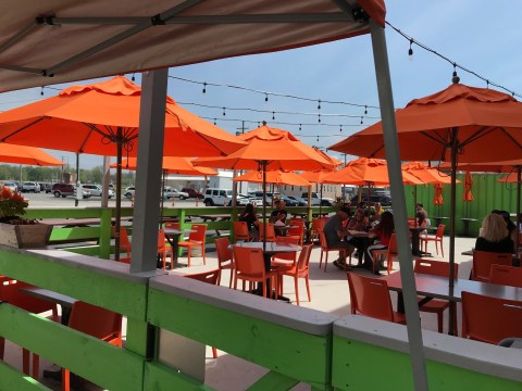 Choose From More Than 20 Beers On Tap And Lounge In The Beer Garden At The Garrison In Ohio