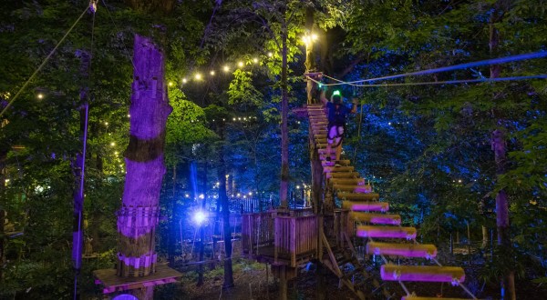 Virginia’s Glow-In-The-Dark Adventure Park Is A Magical Adventure For All Ages