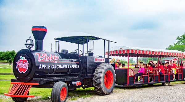The Orchard Train Ride At Blake’s Near Detroit Is Perfect For A Fall Day