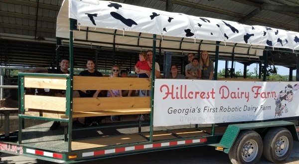 Enjoy A Tractor-Trolley Tour Through This Charming Dairy Farm In Georgia
