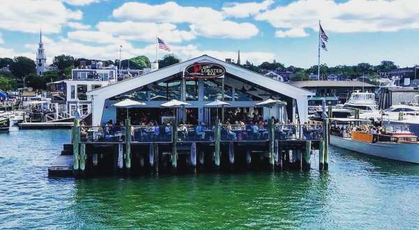 Dine On The End Of Historic Bowen’s Wharf At The Lobster Bar In Rhode Island