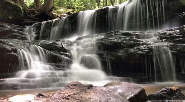 This Easy, .03-Mile Trail Leads To Logan Falls, One Of Pennsylvania’s Most Underrated Waterfalls
