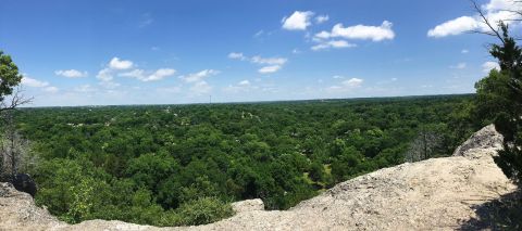 You'll Feel Like You're On Top Of The World When You Reach The End Of Bromide Hill Trail In Oklahoma
