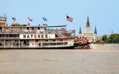 Enjoy A Meal With a Skyline View Of New Orleans Aboard The Steamboat Natchez