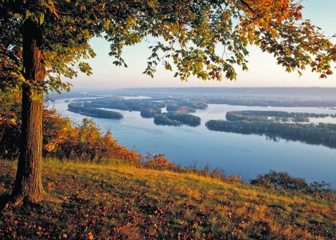 Take Advantage Of The Cooler Fall Weather And Tackle A Challenging Hike Through Pikes Peak State Park In Iowa