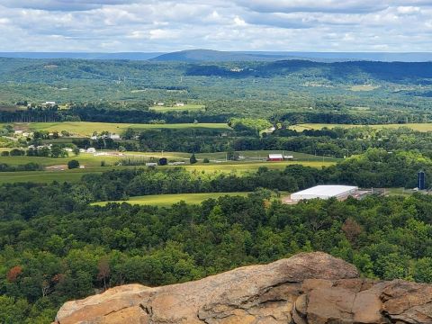 Off The Beaten Path On The Hawk Rock Trail, You'll Find A Breathtaking Pennsylvania Overlook That Lets You See For Miles