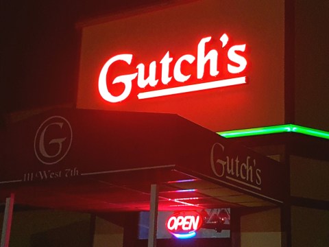 Snatch A Slice Of Wood Fired Brick Oven Pizza At Gutch's Bar & Grill In Kansas