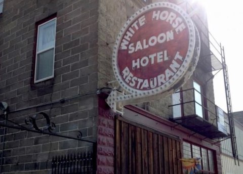 Stay Overnight In A 113-Year-Old Hotel That's Said To Be Haunted At White Horse Saloon In Idaho