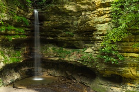 The Rock Formations At Starved Rock State Park In Illinois Are A Geological Wonder