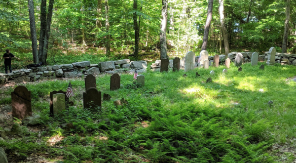 Hike To A Historic Cemetery On The Stoddard Hill Foot Path, A Short And Easy Trail In Connecticut