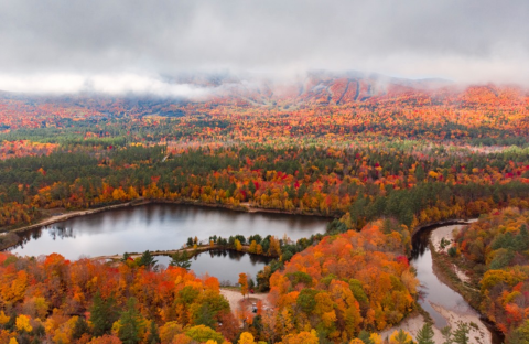 The Sight Of Fall Foliage In Maine From Up Above Is Unbeatable On This Scenic Chair Lift Ride