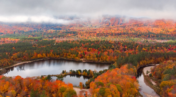 The Sight Of Fall Foliage In Maine From Up Above Is Unbeatable On This Scenic Chair Lift Ride