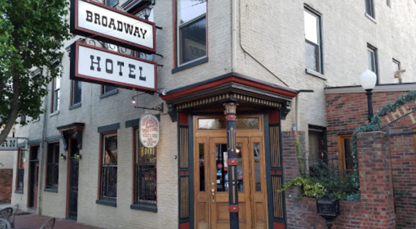 Indiana’s Oldest Tavern In The Historic Broadway Hotel Is A Haunted Gem Worth Seeking Out