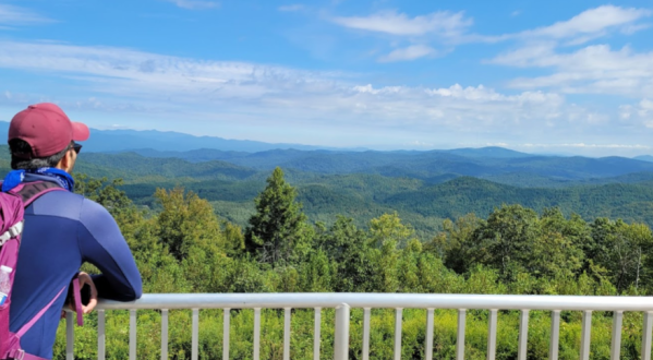 South Carolina’s Sassafras Mountain Tower Is One Of The Best Hiking Summits For Viewing Multiple States