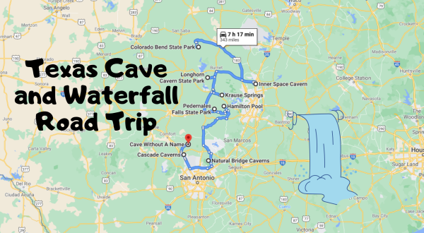 Take This Unforgettable Road Trip To Experience Some Of Texas’ Most Impressive Caves And Waterfalls