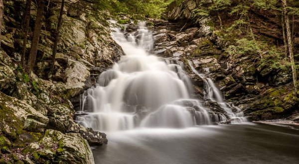 Wahconah Falls Trail Is A .9-Mile Hike In Massachusetts That Leads You To A Pristine Waterfall