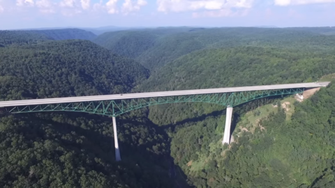 The Highest Interstate Bridge In The Whole Country Is Right Here In West Virginia