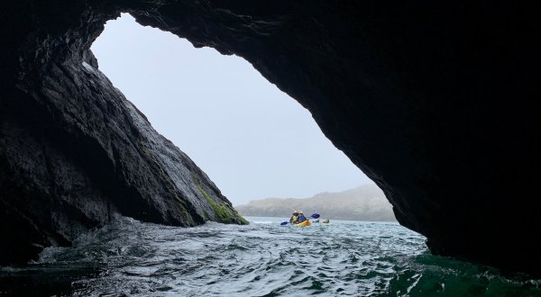Paddle Into These Otherworldly Sea Caves On The Northern California Coast For A Surreal Experience