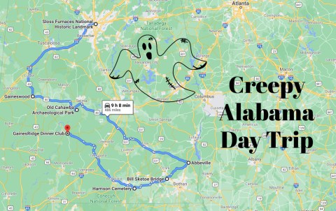 This Creepy Day Trip Through The Spookiest Places In Alabama Is Perfect For Fall