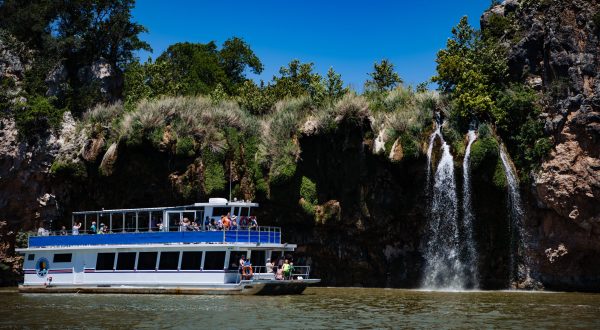 Vanishing Texas River Cruises Takes You To A Breathtaking Waterfall Only Accessible By Boat