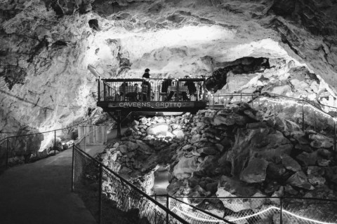 Take An Underground Ghost Tour With No Lights Allowed At Grand Canyon Caverns In Arizona