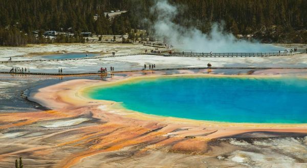 The Grand Prismatic Hot Spring Trail Might Be One Of The Most Beautiful Short-And-Sweet Hikes To Take In Wyoming