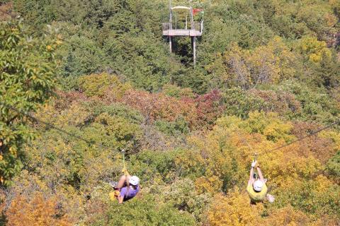 You'll Feel Like A Kid Again Riding This Epic Zip Line At Wildwood Adventure Park In Kansas